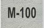 Бетон м100 — технические характеристики и где используется