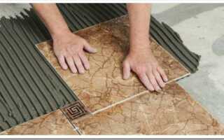 Как правильно положить керамическую плитку на пол