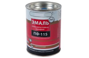 Эмаль ПФ-115: технические характеристики, свойства и для чего применяется